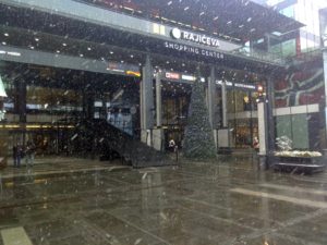 Prvi snežni tobogan u Beogradu
