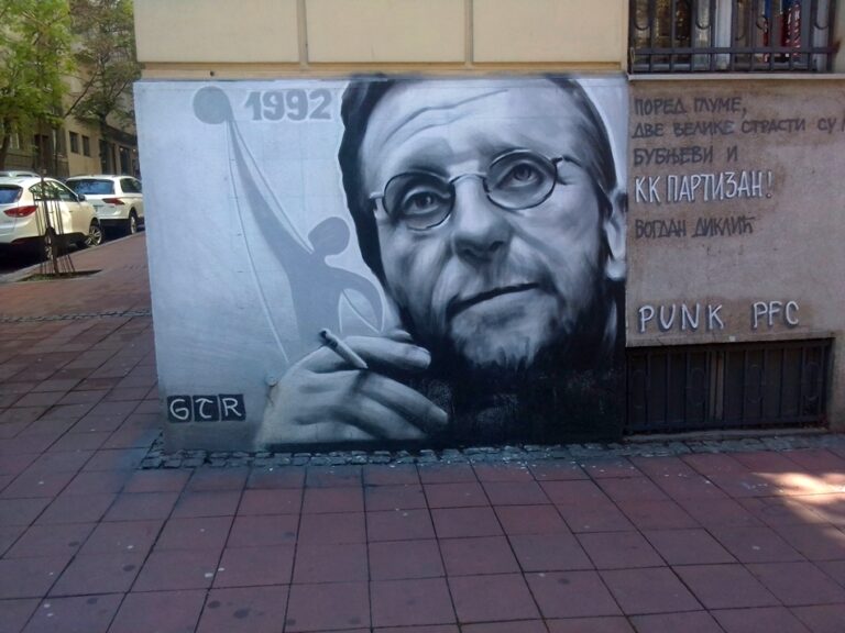 Mural glumac Bogdan Diklić