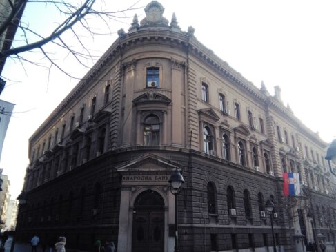 Zgrada Narodne banke Srbije u Ulici kralja Petra u Beogradu