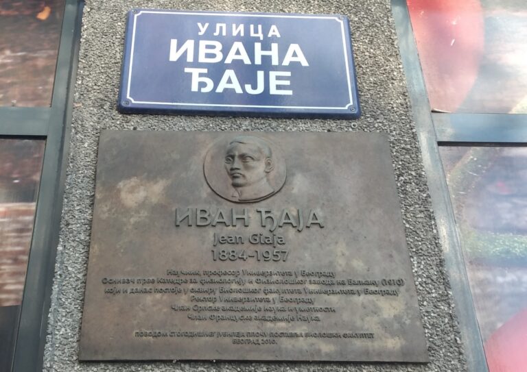 Spomen tabla Ivanu Đaji u Beogradu
