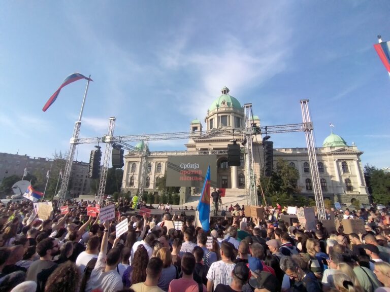 Sedmi protest „Srbija protiv nasilja“ – Izmenjena trasa šetnje