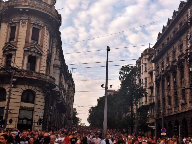 Završen je osmi po redu protest „Srbija protiv nasilja“