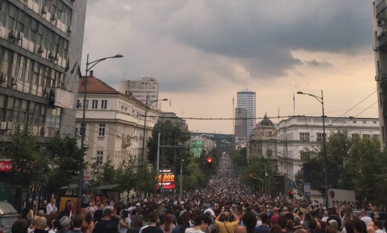 19. protest „Srbija protiv nasilja“ u petak 8.09.2023.
