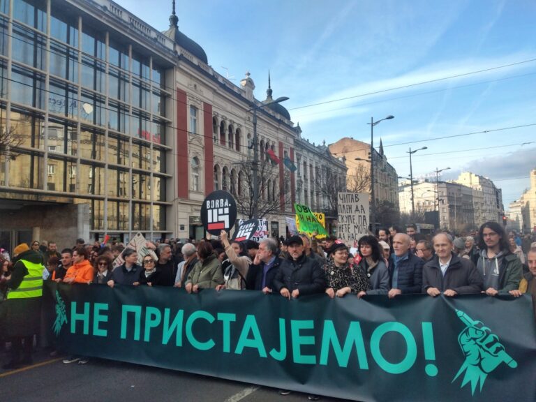 Protest u Beogradu: ProGlas 30.12.2023.