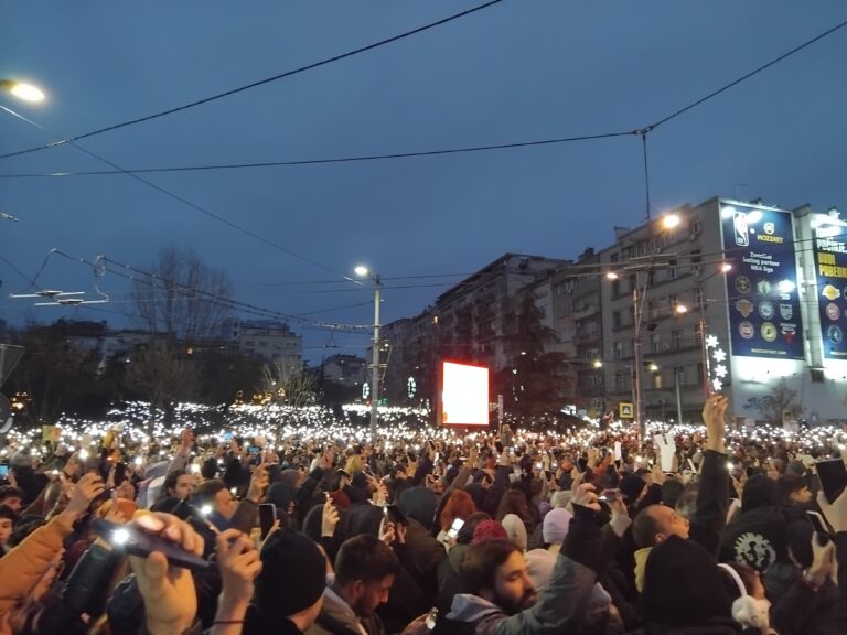 Protest studenata i građana 31.12.2024. u Beogradu