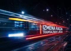 Informacija o promeni režima rada tramvajskih linija zbog izvođenja radova u ulici Ruzveltova